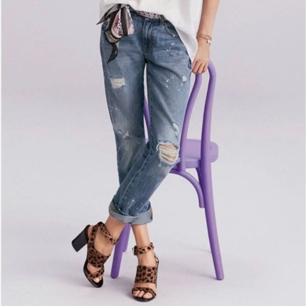 CAbi 100% bf jeans size 4